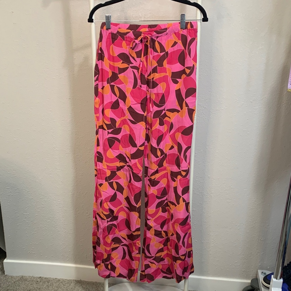 Charlie Holiday Multicolor Patterned Wide Leg‎ Pants